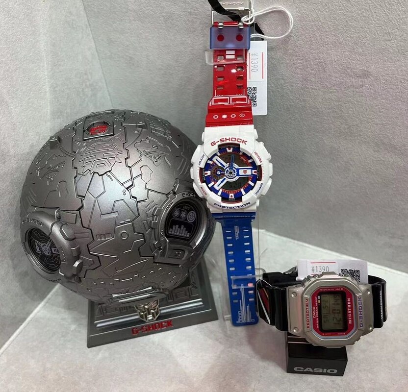 Casio x transformers on sale